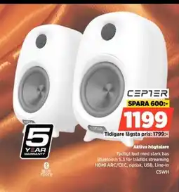 Power CEPTER Aktiva högtalare erbjuda