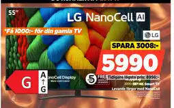 Power LG 55 4k Smart tv Levande Farger Med NanoCell erbjuda