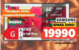 Power SAMSUNG 65" Ned QLED 4K Smart TV erbjuda