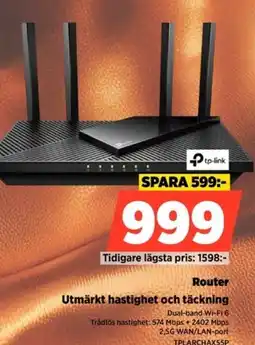 Power ftp-link Router Utmärkt hastighet och täckning erbjuda
