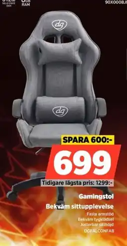 Power Gamingstol Bekväm sittupplevelse erbjuda