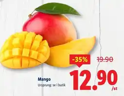 Lidl Mango erbjuda