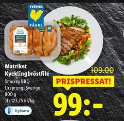 Lidl Matriket Kycklingbröstfilé erbjuda