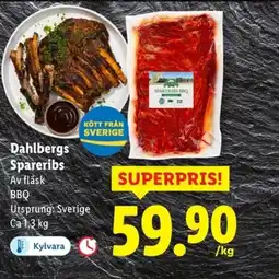 Lidl Dahlbergs Spareribs erbjuda