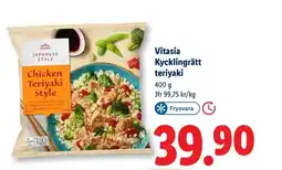 Lidl Vitasia Kycklingrätt teriyaki erbjuda