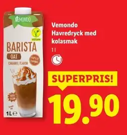 Lidl Vemondo Havredryck med kolasmak erbjuda