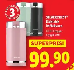Lidl SILVERCREST® Elektrisk kaffekvarn erbjuda