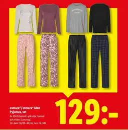 Lidl EsmaraⓇ/Esmara® Men Pyjamas, set erbjuda