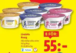 Lidl Lindahls Kvarg erbjuda