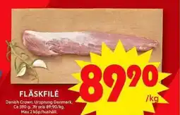 ICA Maxi Fläskfilé erbjuda