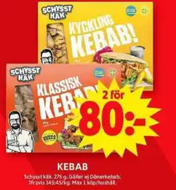 ICA Maxi Kebab erbjuda