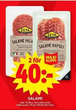 ICA Maxi Salami erbjuda