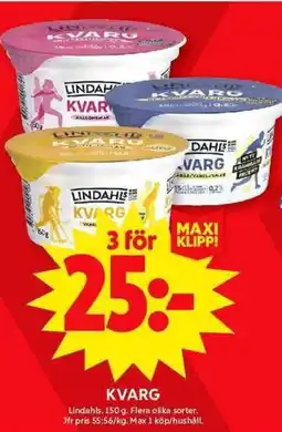 ICA Maxi Kvarg erbjuda