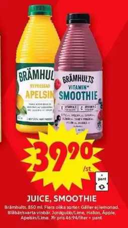 ICA Maxi JUICE, SMOOTHIE erbjuda