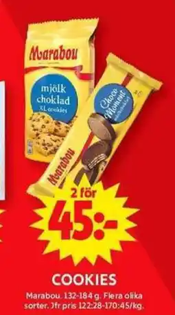 ICA Maxi Cookies erbjuda