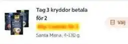 ICA Maxi Tag 3 kryddor betala för 2 erbjuda