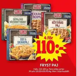 ICA Maxi Fryst paj erbjuda