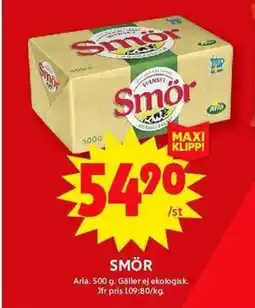 ICA Maxi Smör erbjuda