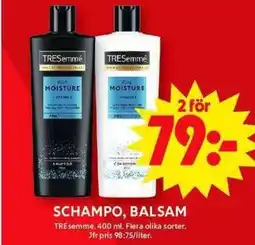 ICA Maxi Schampo, balsam erbjuda