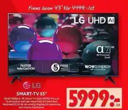 ICA Maxi Lg smart-tv 55" erbjuda