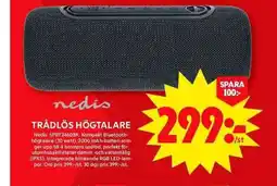 ICA Maxi Nedis trådlös högtalare erbjuda