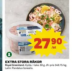 Coop Extra stora räkor erbjuda