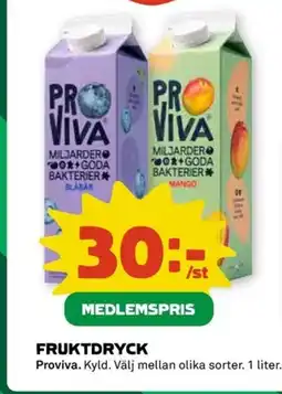 Coop Fruktdryck erbjuda