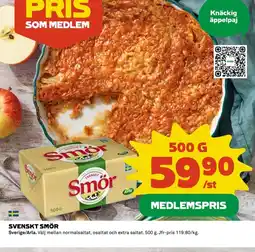Coop Svenskt smör erbjuda