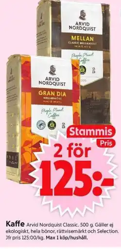 ICA Supermarket Kaffe erbjuda