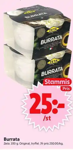 ICA Supermarket Burrata erbjuda