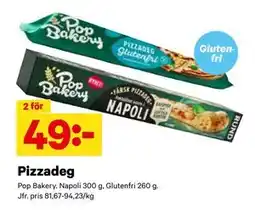 City Gross Pizzadeg, SEK 49 erbjuda