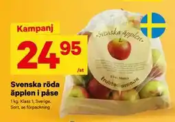 City Gross Svenska röda äpplen i påse, SEK 24.95 erbjuda