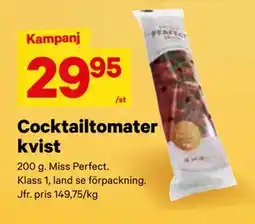 City Gross Cocktailtomater kvist, SEK 29.95 erbjuda