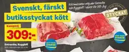 City Gross Entrecôte, Ryggbiff, SEK 309 erbjuda