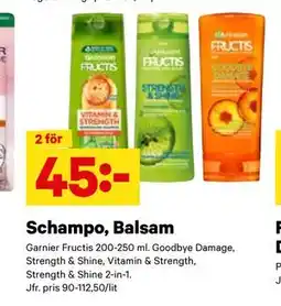 City Gross Schampo, Balsam, SEK 45 erbjuda