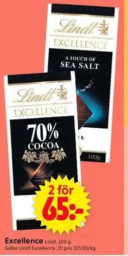 ICA Supermarket Excellence Lindt. erbjuda