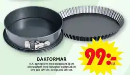 ICA Maxi Bakformar erbjuda