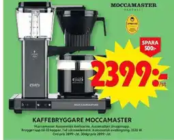 ICA Maxi Kaffebryggare moccamaster erbjuda