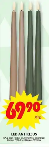 ICA Maxi Led antikljus erbjuda