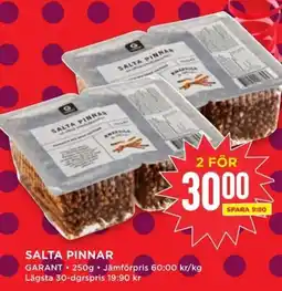 Willys Salta pinnar erbjuda