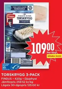 Willys Torskrygg 3-pack erbjuda