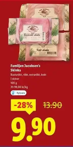 Lidl Familjen Jacobsen’s Skinka erbjuda