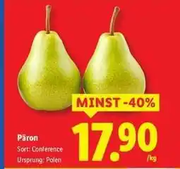 Lidl Päron erbjuda