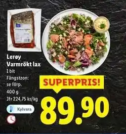 Lidl Lerøy Varmrökt lax erbjuda