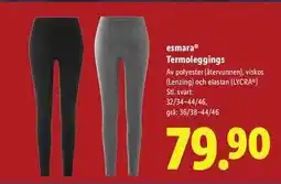 Lidl esmara Termoleggings erbjuda