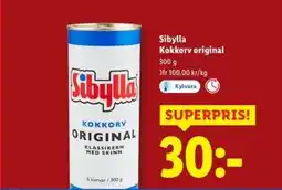 Lidl Sibylla Kokkorv original erbjuda