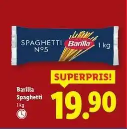 Lidl Barilla Spaghetti erbjuda