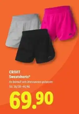 Lidl CRIVIT Sweatshorts erbjuda
