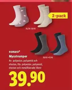 Lidl esmara Mysstrumpor erbjuda