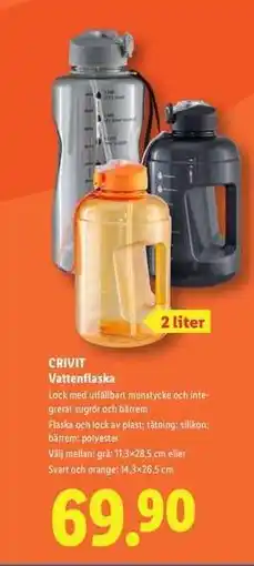 Lidl CRIVIT Vattenflaska erbjuda